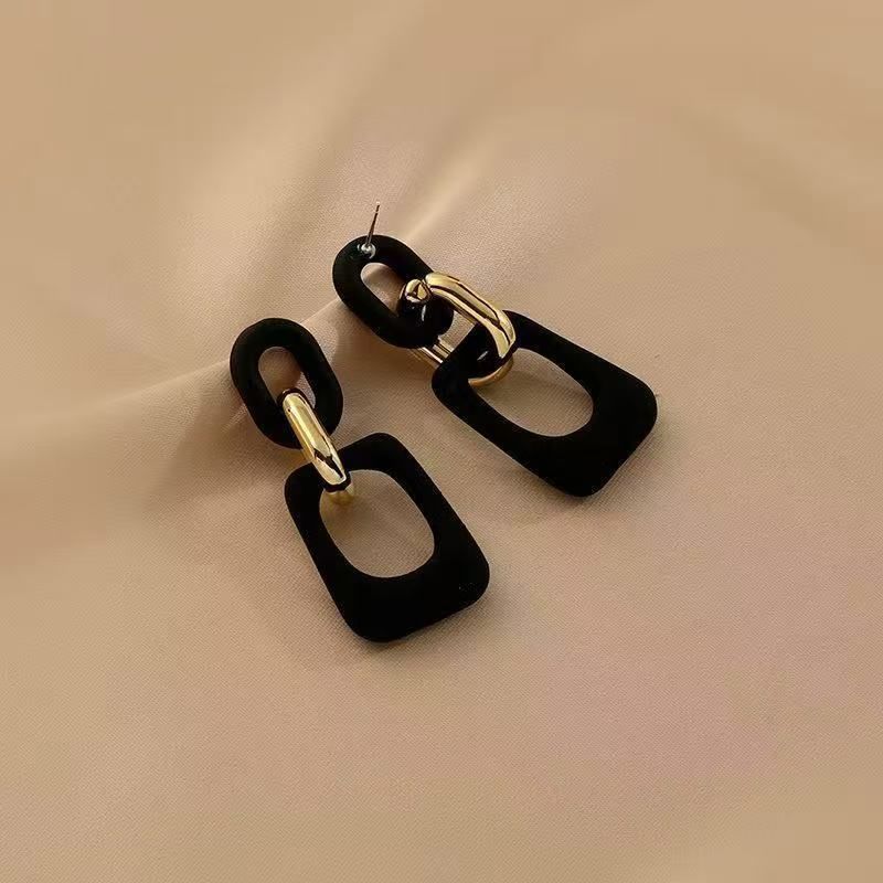 Alloy Earring Geometric Acrylic Dangle