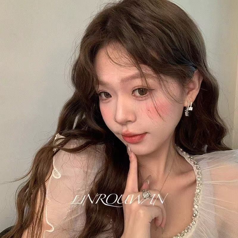 Drop Alloy Rhinestone Earring