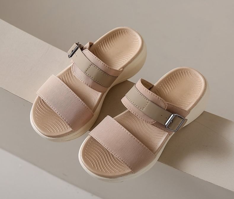 Wedge Slide Sandals Heel