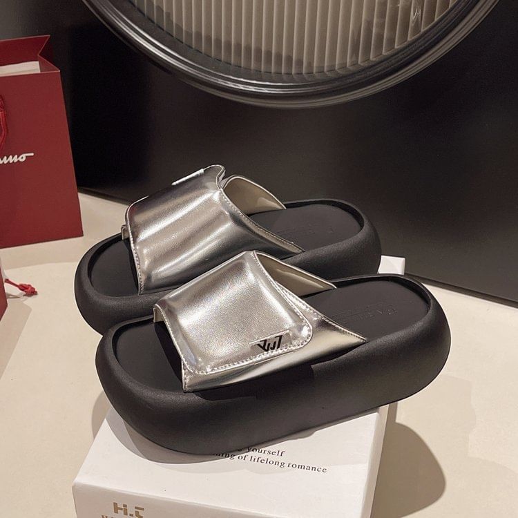 Strap Sandals Adhesive Platform