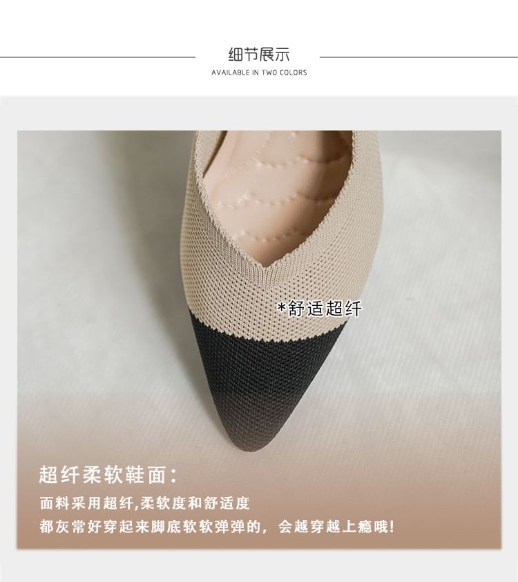 Pumps Chunky Pointed Heel