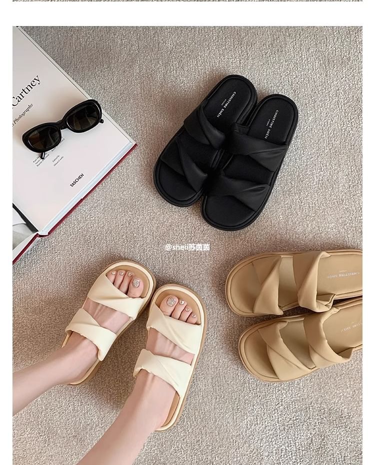 Sandals Slide Double-Strap