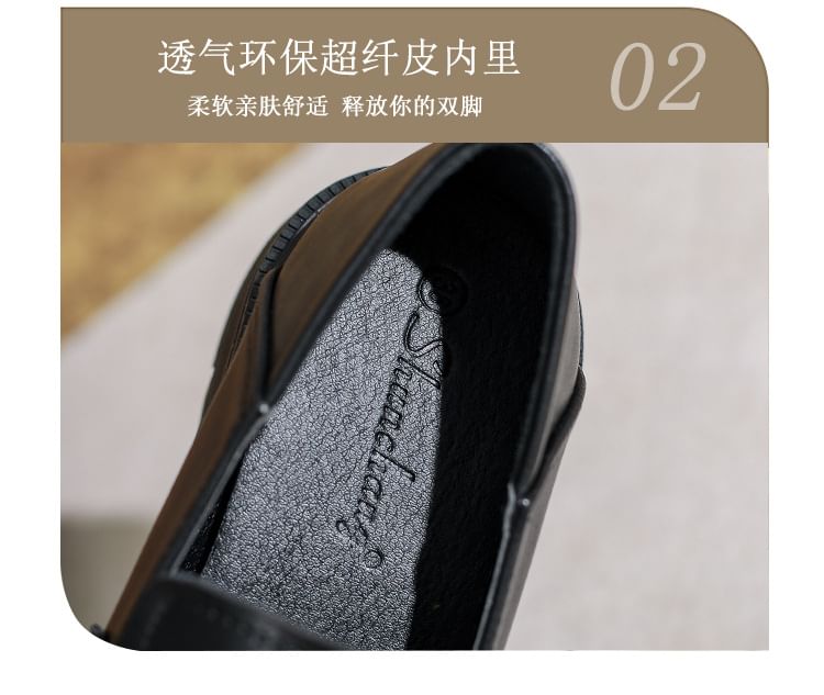 Platform Chunky Loafers Heel