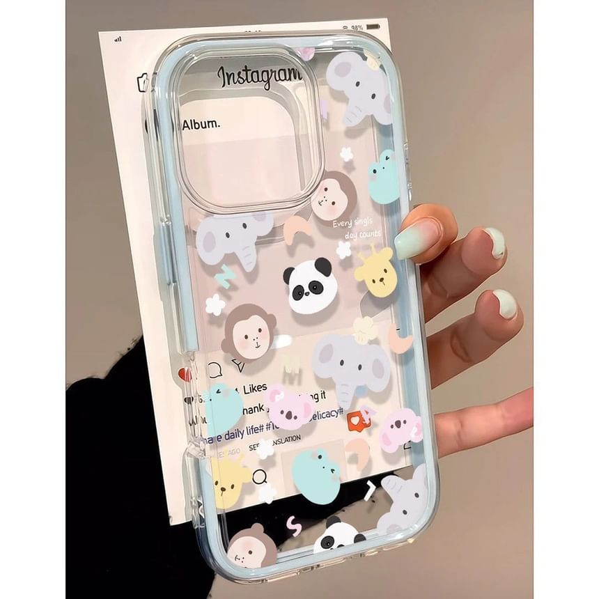 Phone Case Transparent Animal