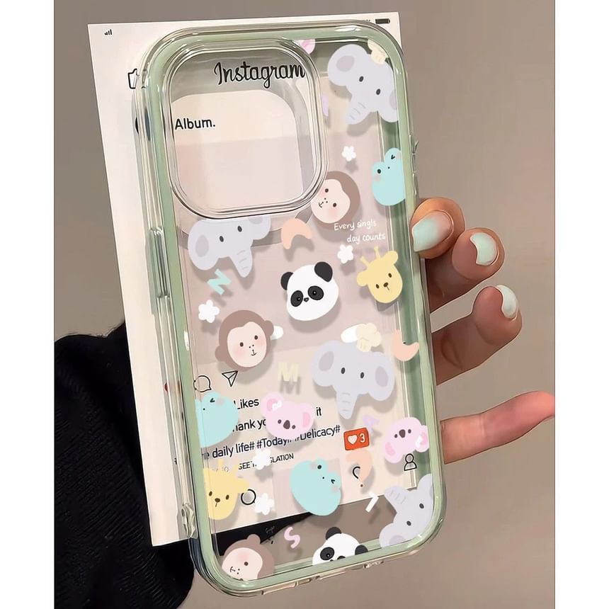 Phone Case Transparent Animal