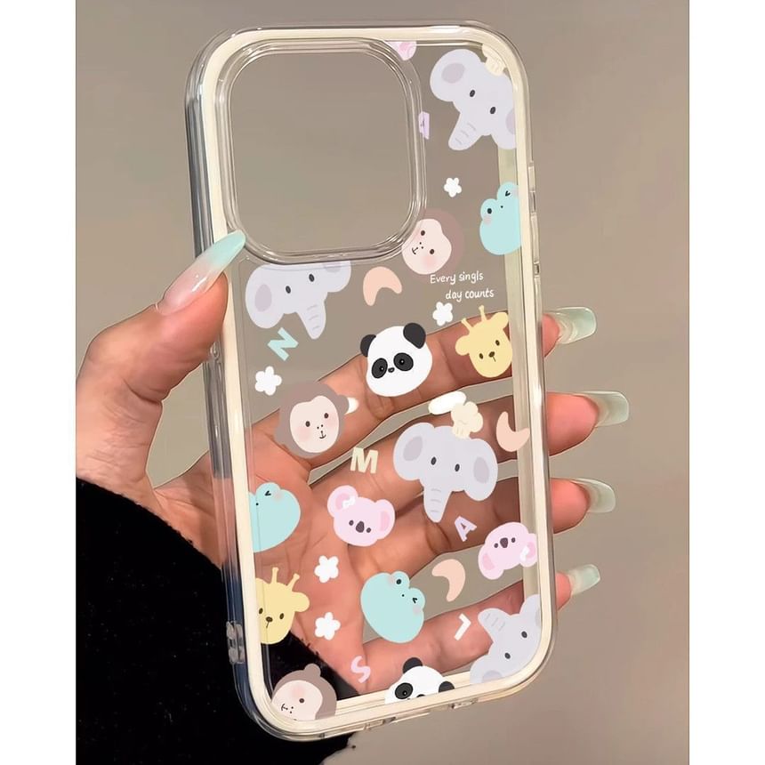 Phone Case Transparent Animal