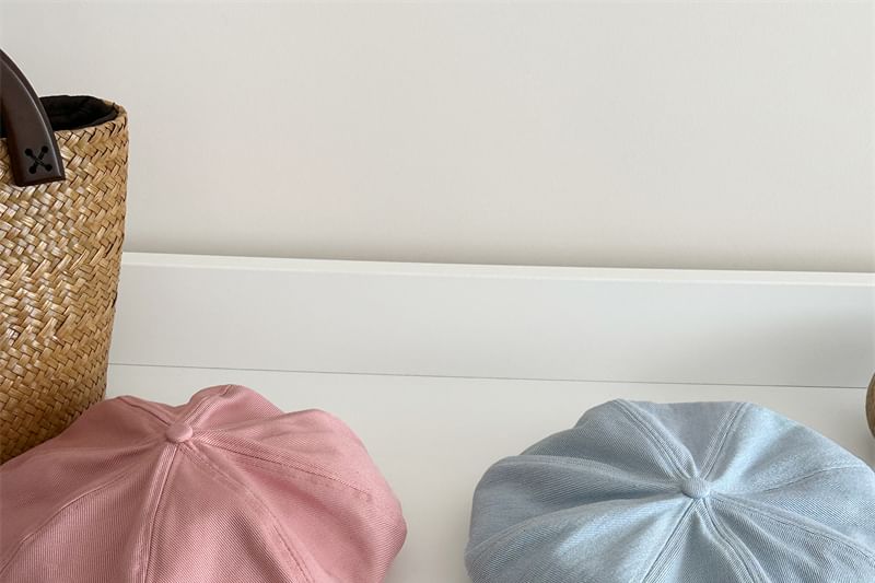 Beret Lettering Denim