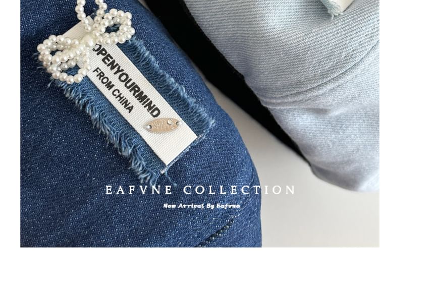 Beret Lettering Denim