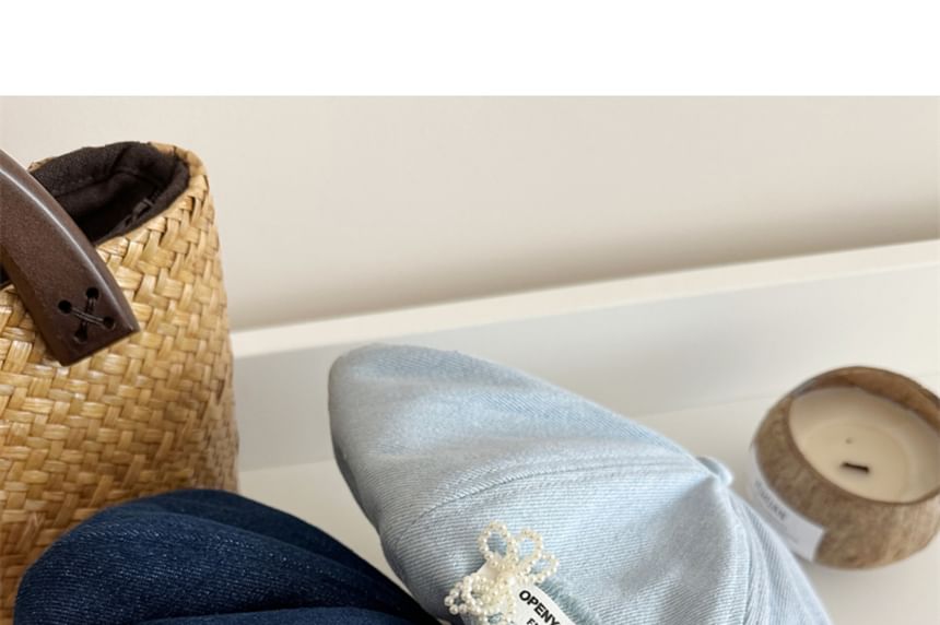 Beret Lettering Denim