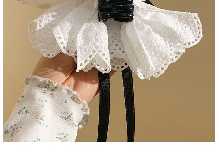 Claw Hair Bow Lace