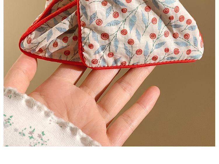 Hair Floral Print Claw Fabric