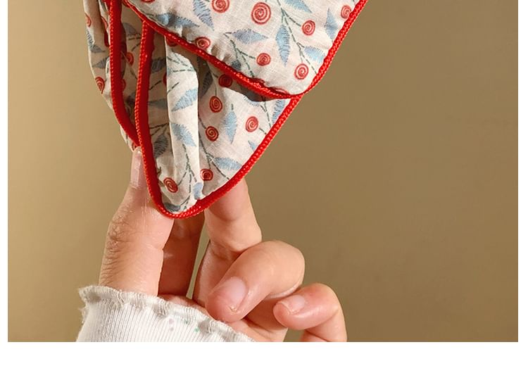 Hair Floral Print Claw Fabric