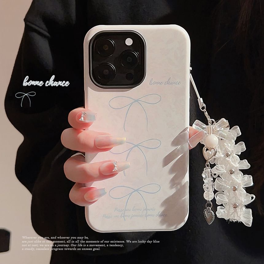 Set Lace Charm Case / Bow Phone
