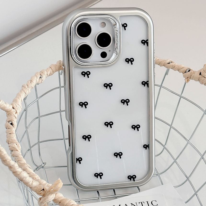 / Phone Case Polka Dot Bow