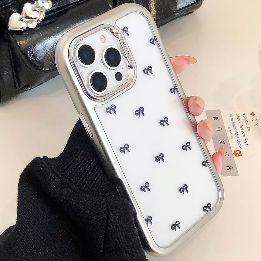 / Phone Case Polka Dot Bow