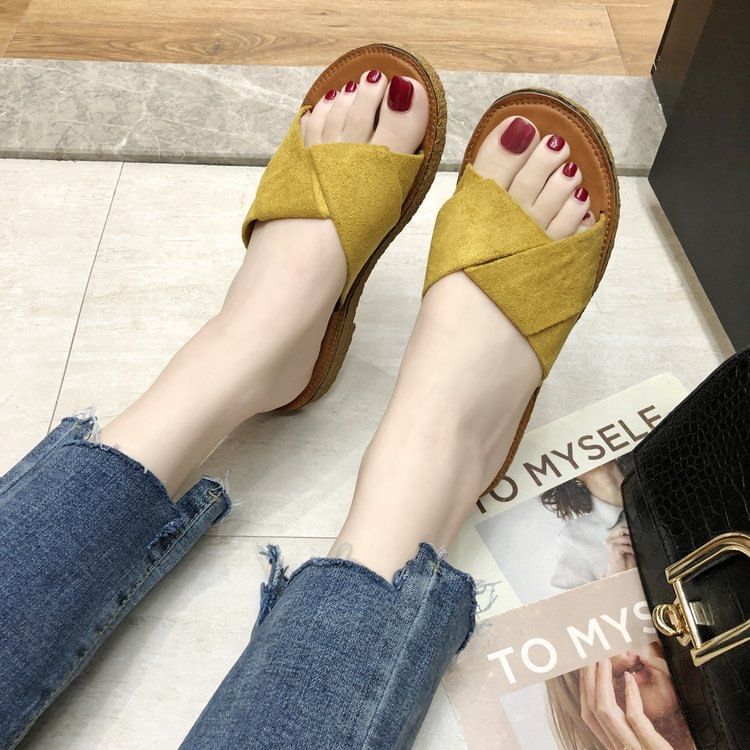 Criss Sandals Slide Cross
