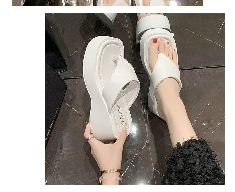 Heel Wedge Flip-Flops Platform