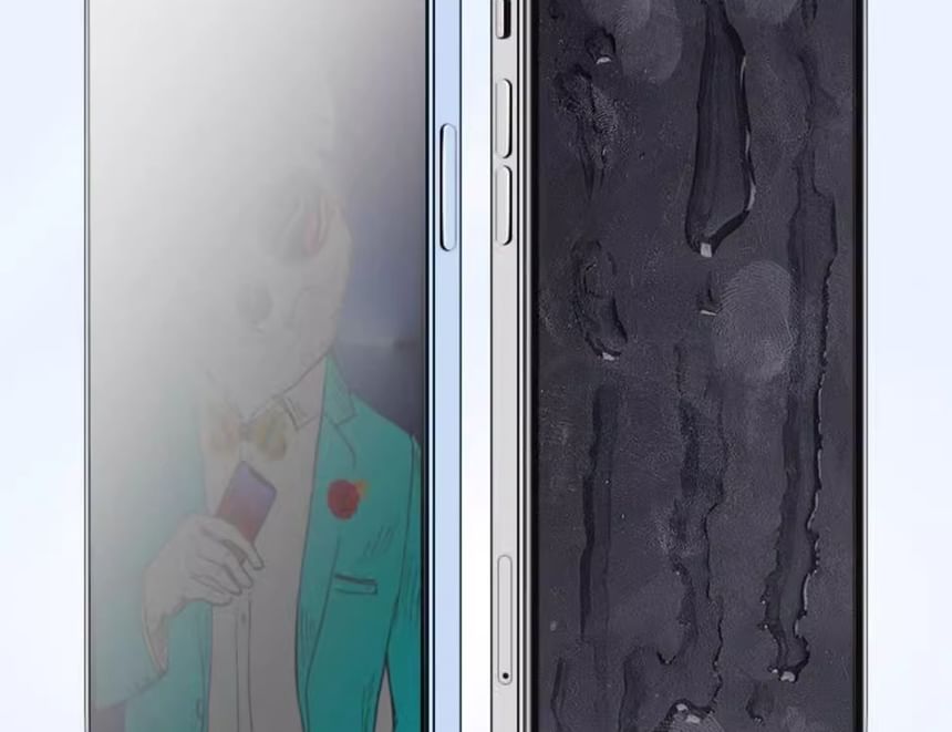 Privacy Screen Film Protector Tempered Glass 2: of Clear Set /