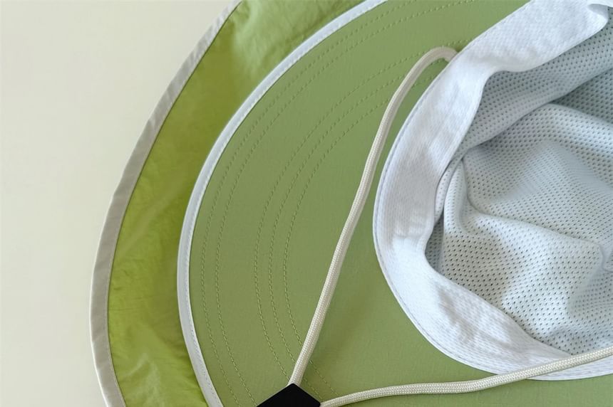 Bucket Trim Contrast Plain Hat Hiking