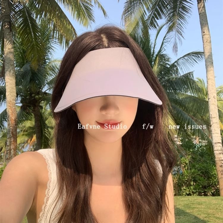 Wide Plain Visor Brim