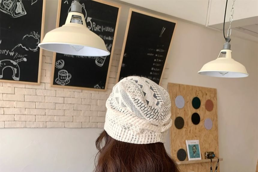 Slouch Lace Beanie
