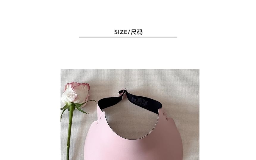 Wide Plain Visor Brim