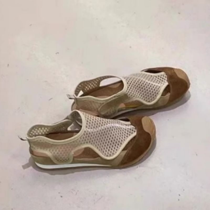 Slip-Ons Fishnet Panel Cutout