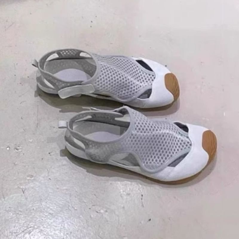 Slip-Ons Fishnet Panel Cutout