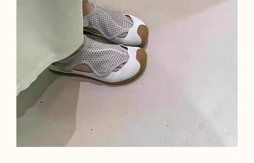 Slip-Ons Fishnet Panel Cutout