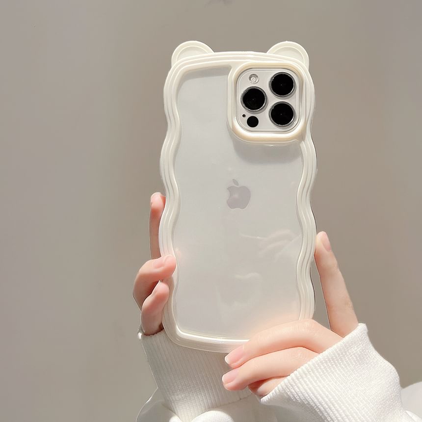 Ear iPhone Bear Transparent Case