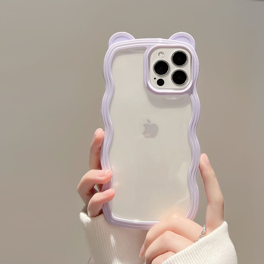 Ear iPhone Bear Transparent Case