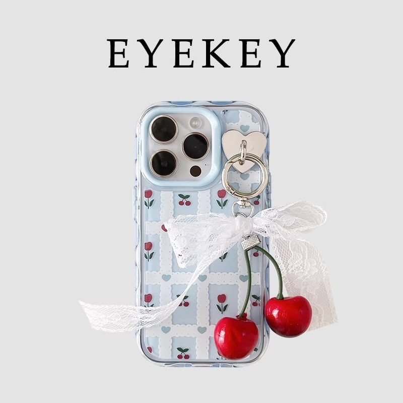 / iPhone Print Charm Floral Case Set