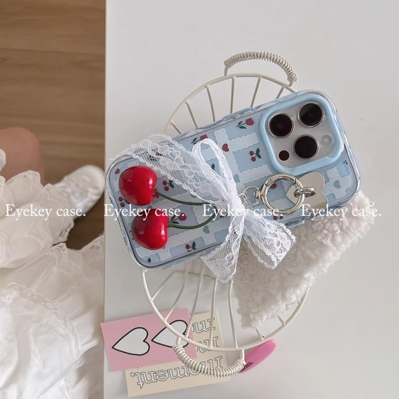 / iPhone Print Charm Floral Case Set