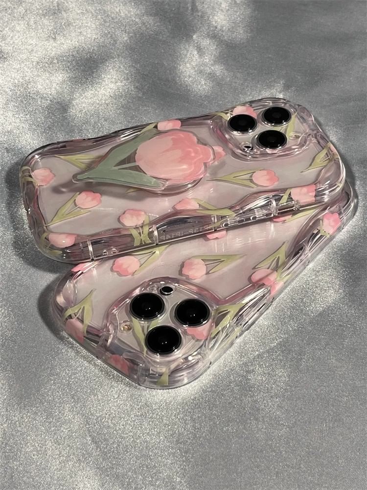 Print Case Stand iPhone / Set Floral