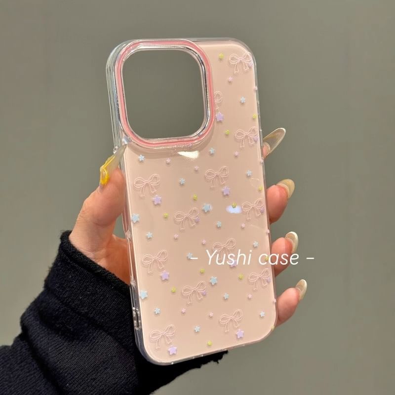 iPhone Print Case Bow