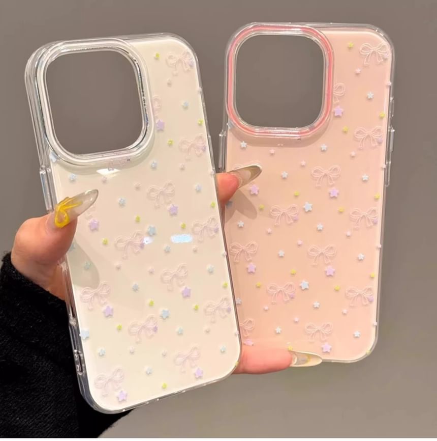 iPhone Print Case Bow