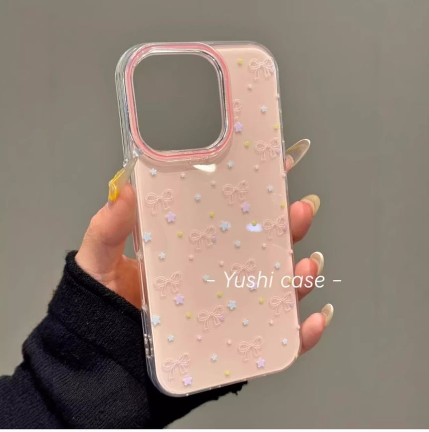 iPhone Print Case Bow