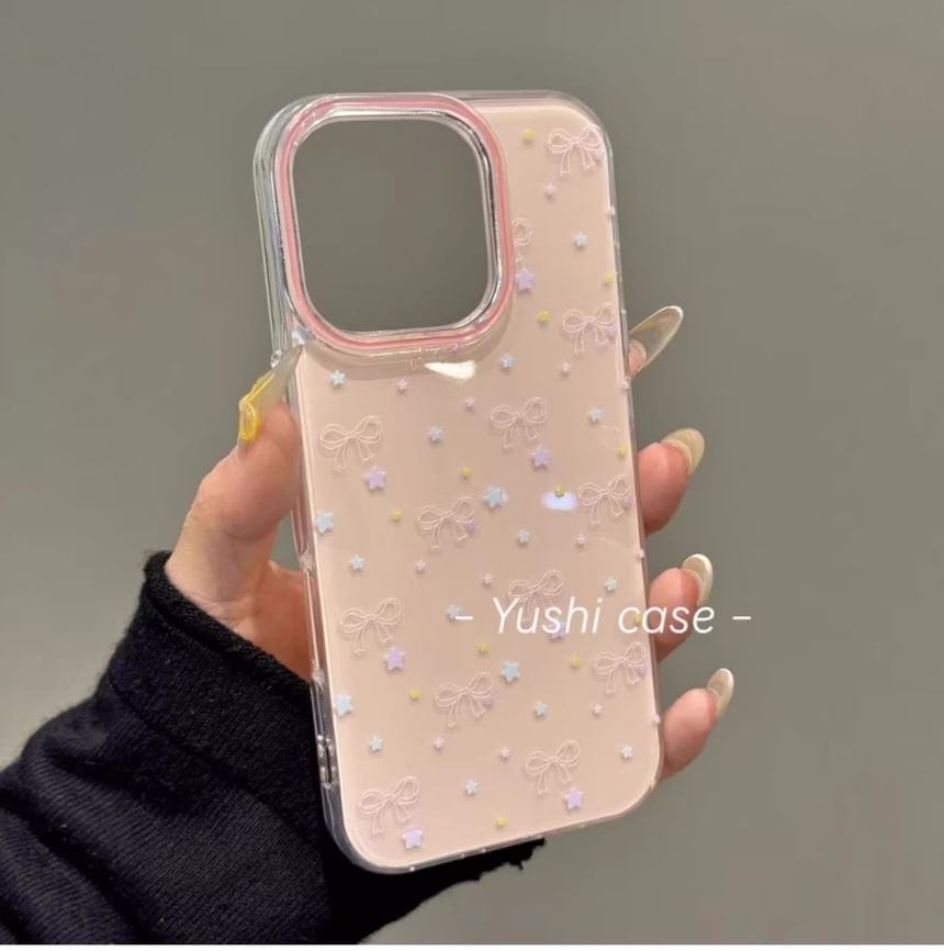 iPhone Print Case Bow