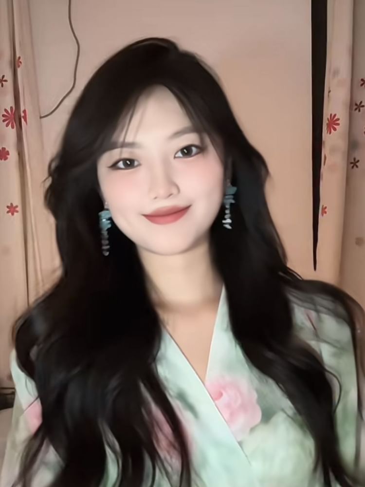 Dangle Floral Earring Alloy Bead