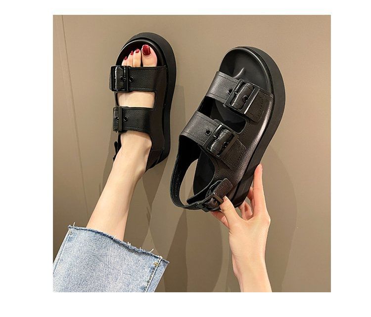 Sandals Platform Buckled