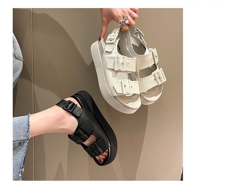 Sandals Platform Buckled