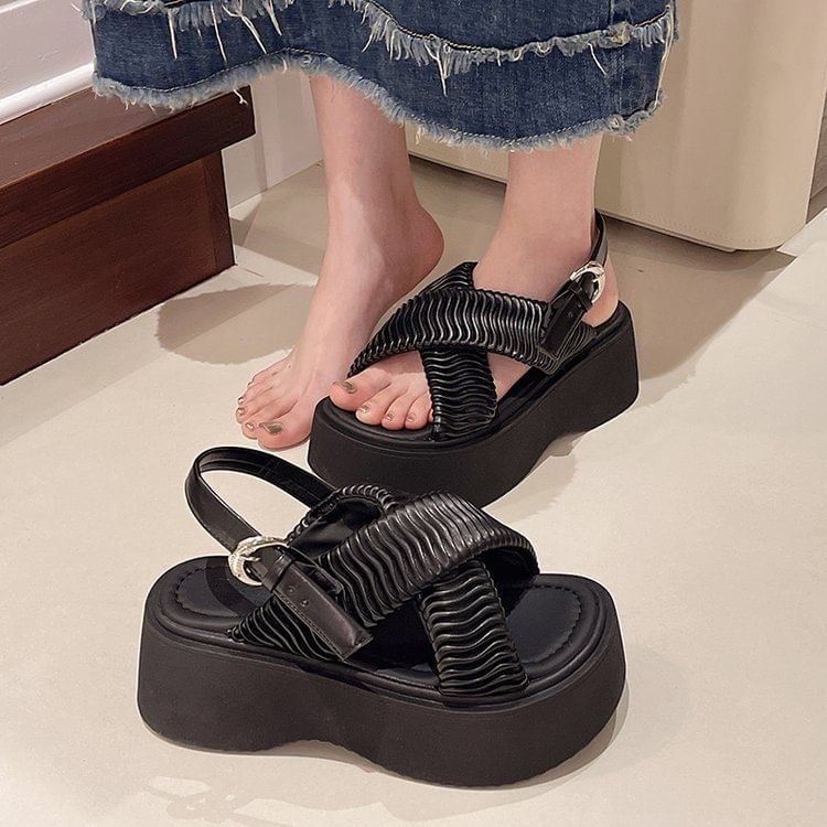 Cross Platform Criss Sandals