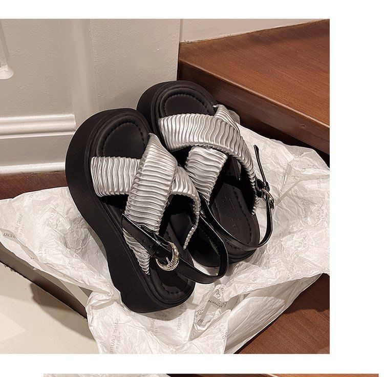 Cross Platform Criss Sandals