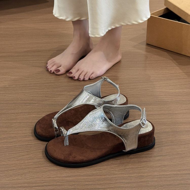 Sandals Loop Toe Wedge