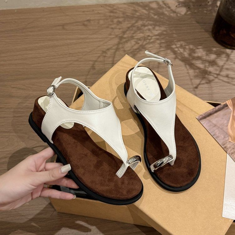 Sandals Loop Toe Wedge