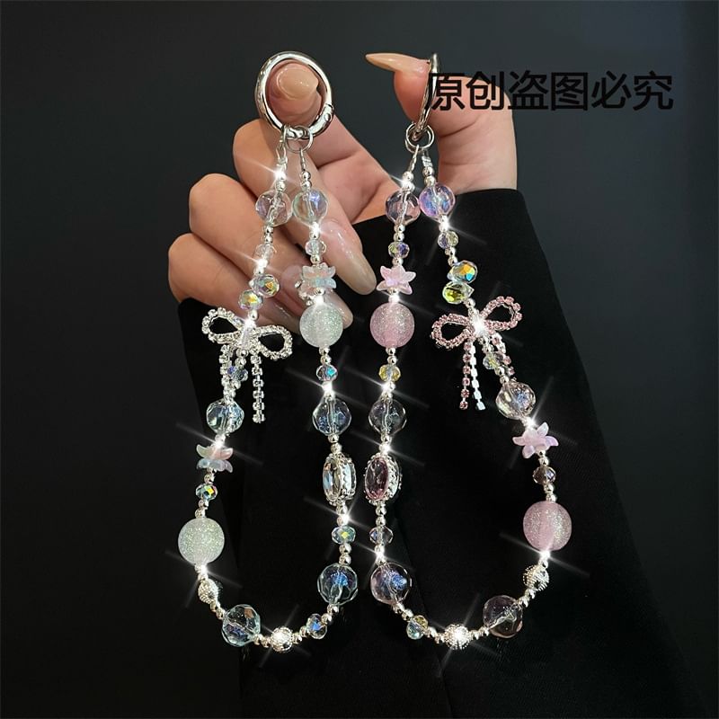 Phone with Pad Bead Lanyard