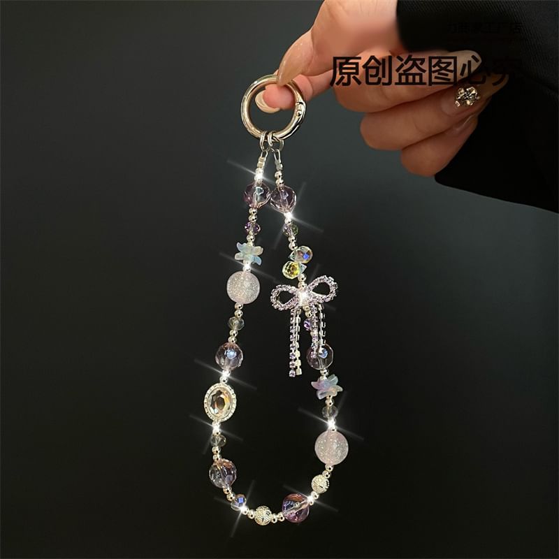 Phone with Pad Bead Lanyard