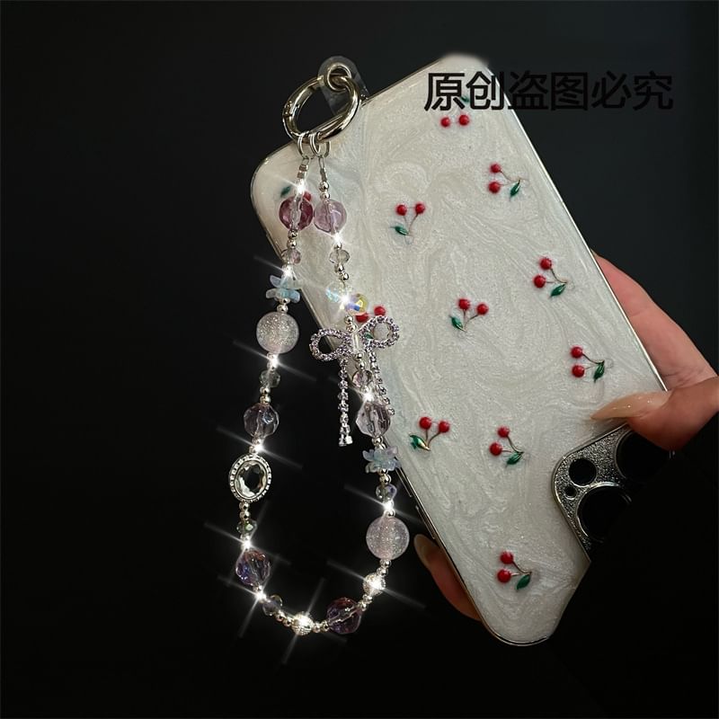 Phone with Pad Bead Lanyard