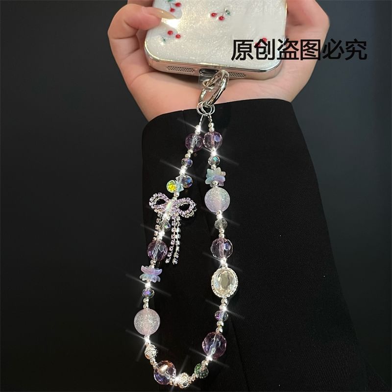 Lanyard with Pad Phone Bead