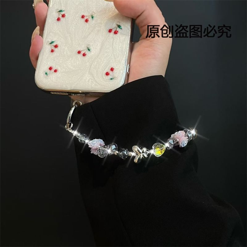 with Flower Pad Lanyard Phone